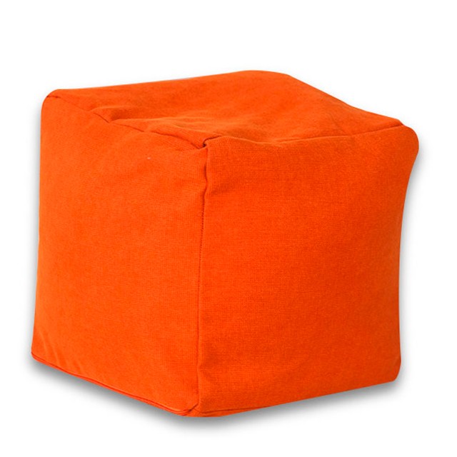 Пуфик Куб Оранжевый Фьюжн (Классический)